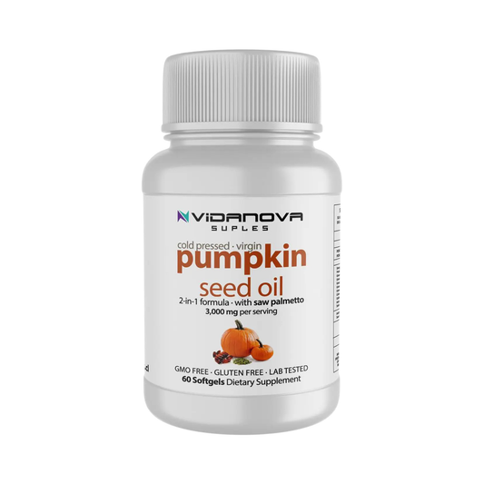Aceite De Semilla De Calabaza 3000mg 60 Cápsulas
